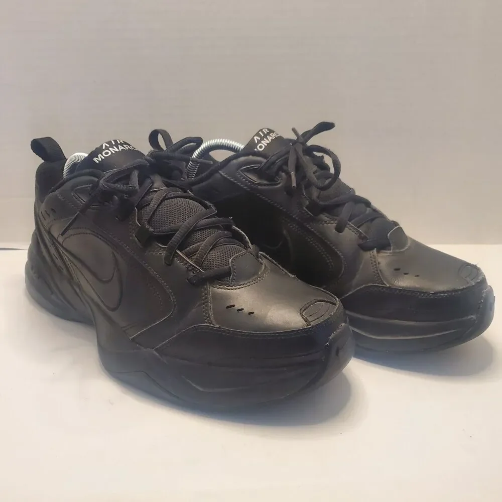 Nike Air Monarch IV Black Sneakers Men’s 10 Running Shoes 415445-001